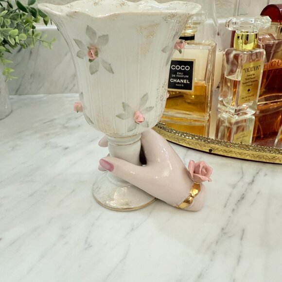Vintage Porcelain "Hand" Vase - Picture 9 of 17